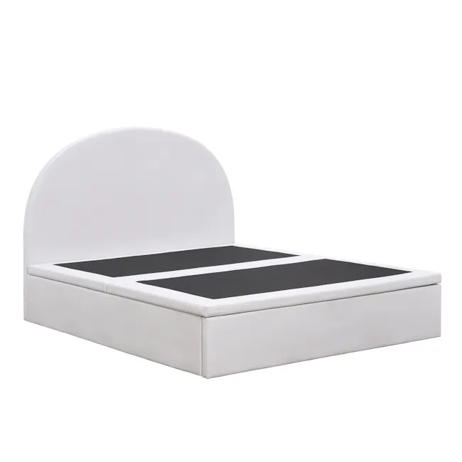 Aspen King Storage Bed - Ivory (Pet Friendly) - 8