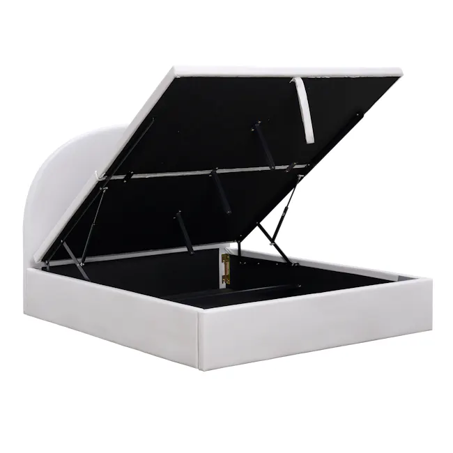 Aspen King Storage Bed - Ivory (Pet Friendly) - 9