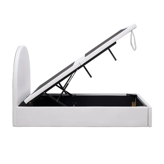 Aspen King Storage Bed - Ivory (Pet Friendly) - 11
