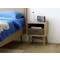 Nolan King Storage Bed in Hailstorm with 2 Hendrix Bedside Tables - 16
