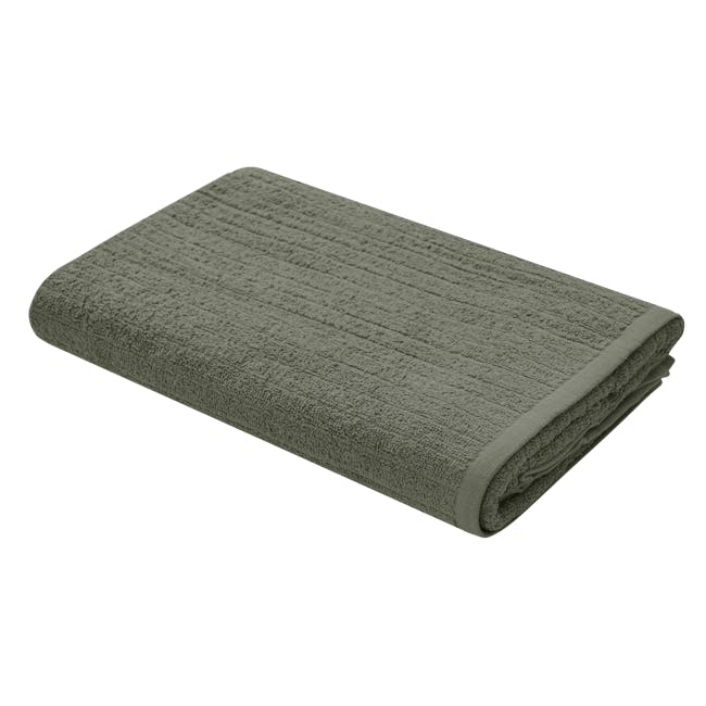 EVERYDAY Bath Sheet - Olive - 2