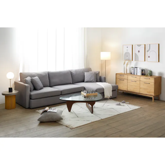 Verni Low Pile Cotton Rug - 1.6 x 2.3m - 2