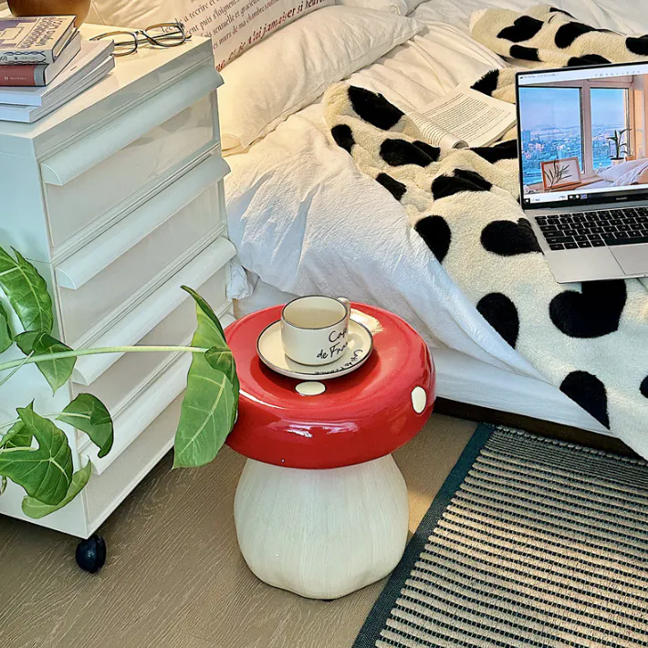 Ruby Mushroom Stool - 7