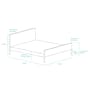 ESSENTIALS Single Headboard Box Bed - Smoke (Fabric) - 12