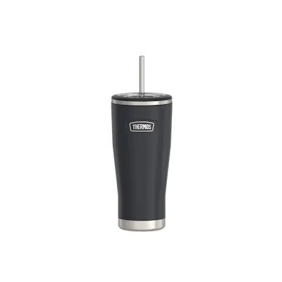 Thermos® ICON™ 710ml Mug with Straw (IS1112) - Granite