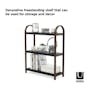 Bellwood 3-tier Shelf - Black, Walnut - 5