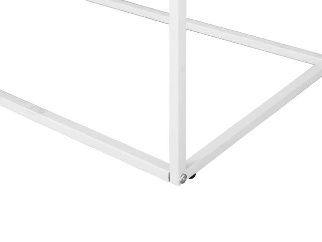 Dana Console Table 1.1m - White, Oak - 5