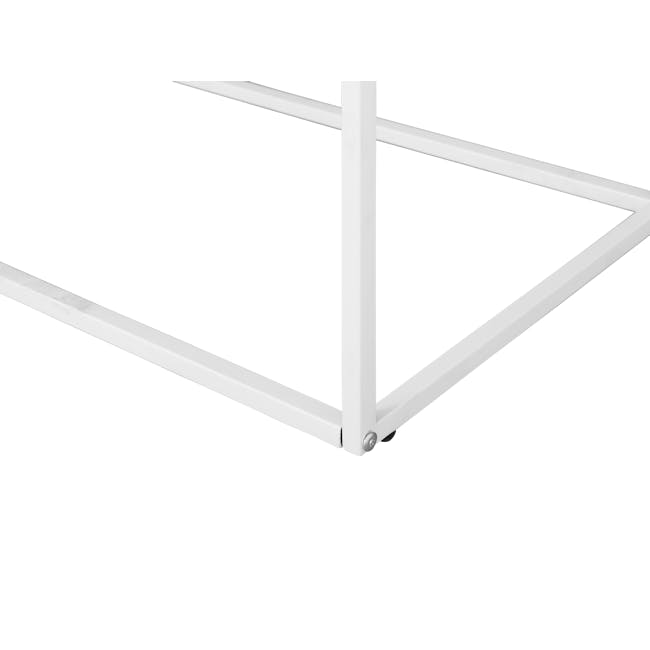 Dana Console Table 1.1m - White, Oak - 5
