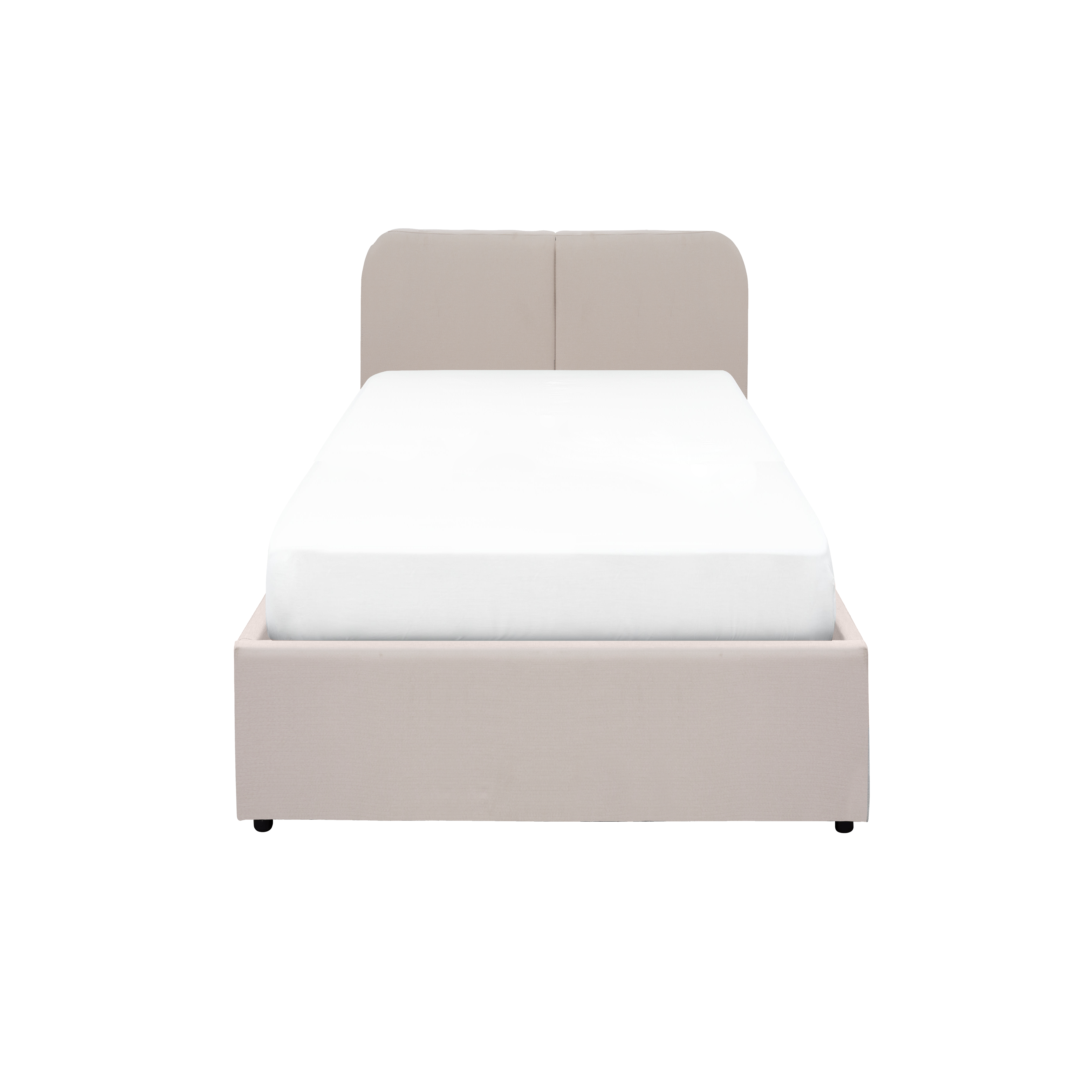 Nolan Single Storage Bed - Silver Fox, HV Basic Beds & Bedroom Storage ...