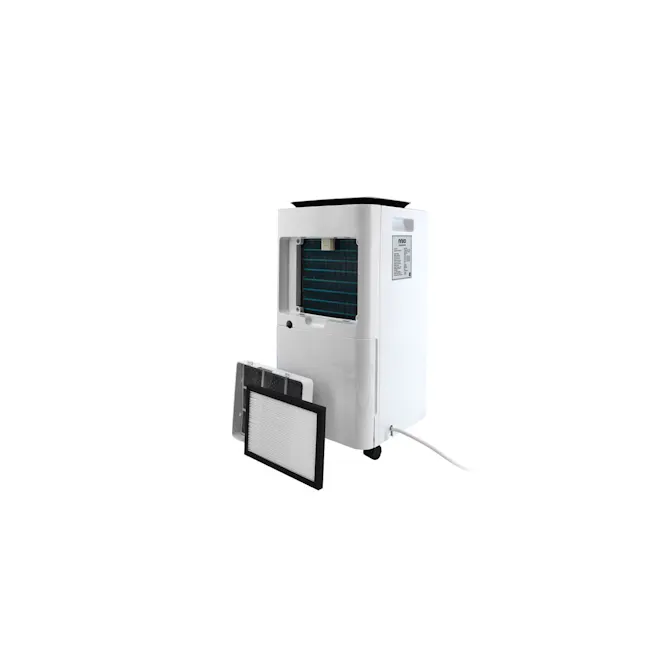 NNIO Dehumidifier (2 Choices) - 5 - Mini air conditioner, compact design, white color, ventilation window, black grille