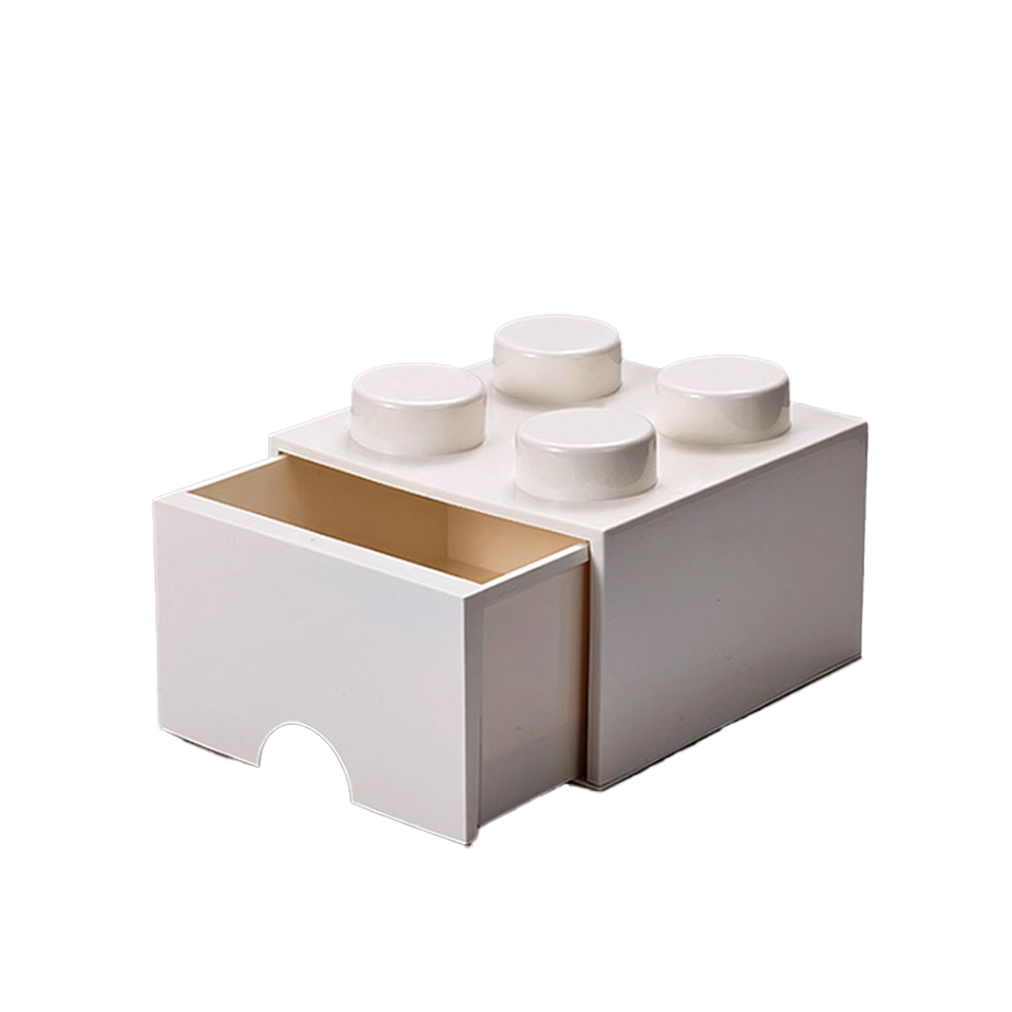 Skyler Building Block Stackable Storage Box - Cream