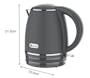 Odette Riviera 1L Insulated Double Wall Cool Touch Electric Kettle - Light Green - 5