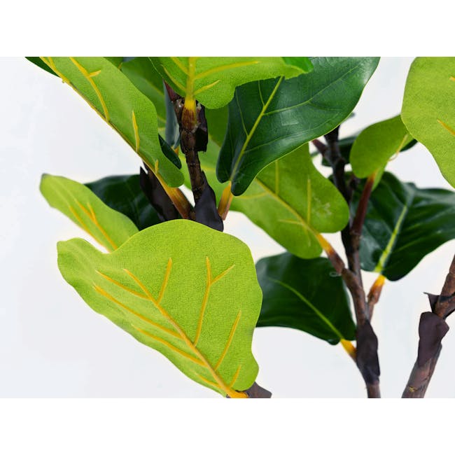 Potted Faux Fiddle Leaf Fig Tree 150 cm - 2