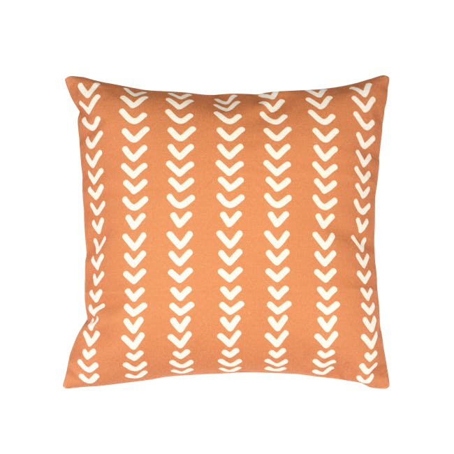 Klara Linen Cushion - Burnt Orange - 0