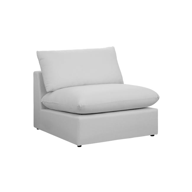 Russell 4 Seater Sofa - Silver (Eco Clean Fabric) - 14