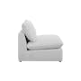 Russell 4 Seater Sofa - Silver (Eco Clean Fabric) - 15