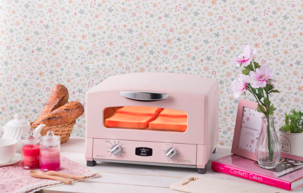 pink toaster oven