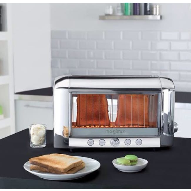 Magimix Vision Toaster - Inox & Chrome - 1