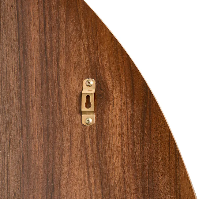 (As-is) Sandy Irregular Wooden Frame Mirror - Walnut - 1 - 10
