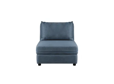 Cameron Storage Armless Unit - Denim (Fabric)