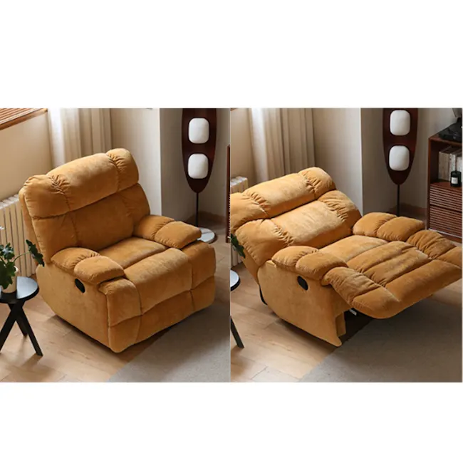 Polo Manual Recliner Lounge Chair - Moss Green - 8