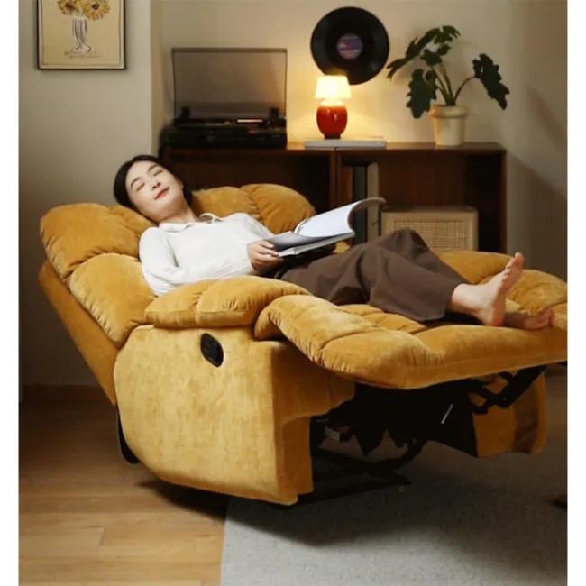 Polo Manual Recliner Lounge Chair - Moss Green - 7