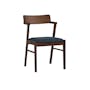 Zelig Dining Chair - Cocoa, Yale (Fabric) - 0
