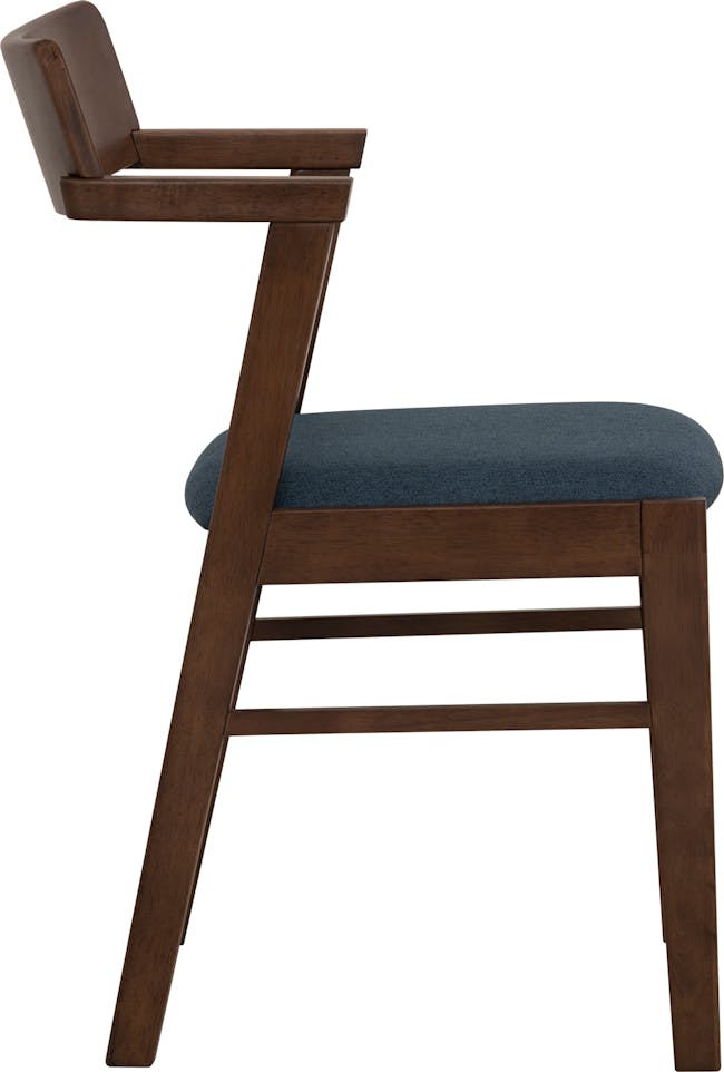 Zelig Dining Chair - Cocoa, Yale (Fabric) - 4
