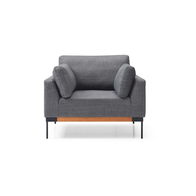 Hudson Armchair - Lava Grey - 0
