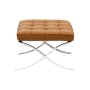 Benton Chair with Benton Ottoman - Tan (Genuine Cowhide) - 11