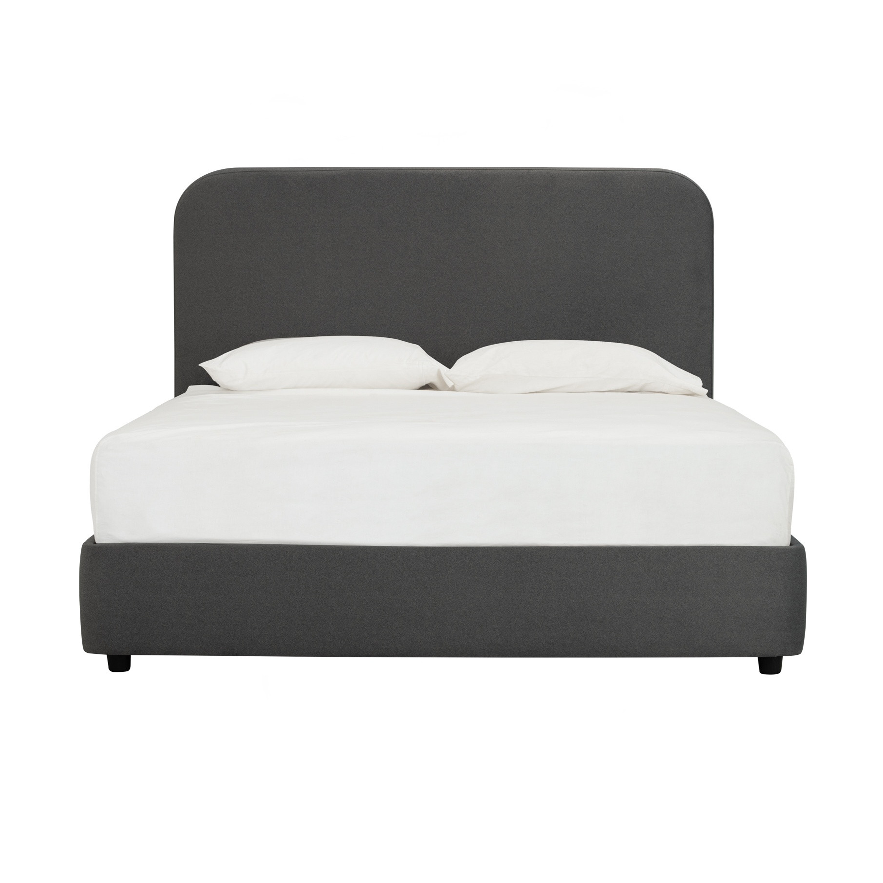 Paige Queen Bed - Dark Grey