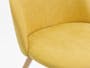 Chloe Dining Chair - Oak, Sunshine Yellow - 5