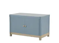 Flo 2-Door Low Storage Cabinet - Fog