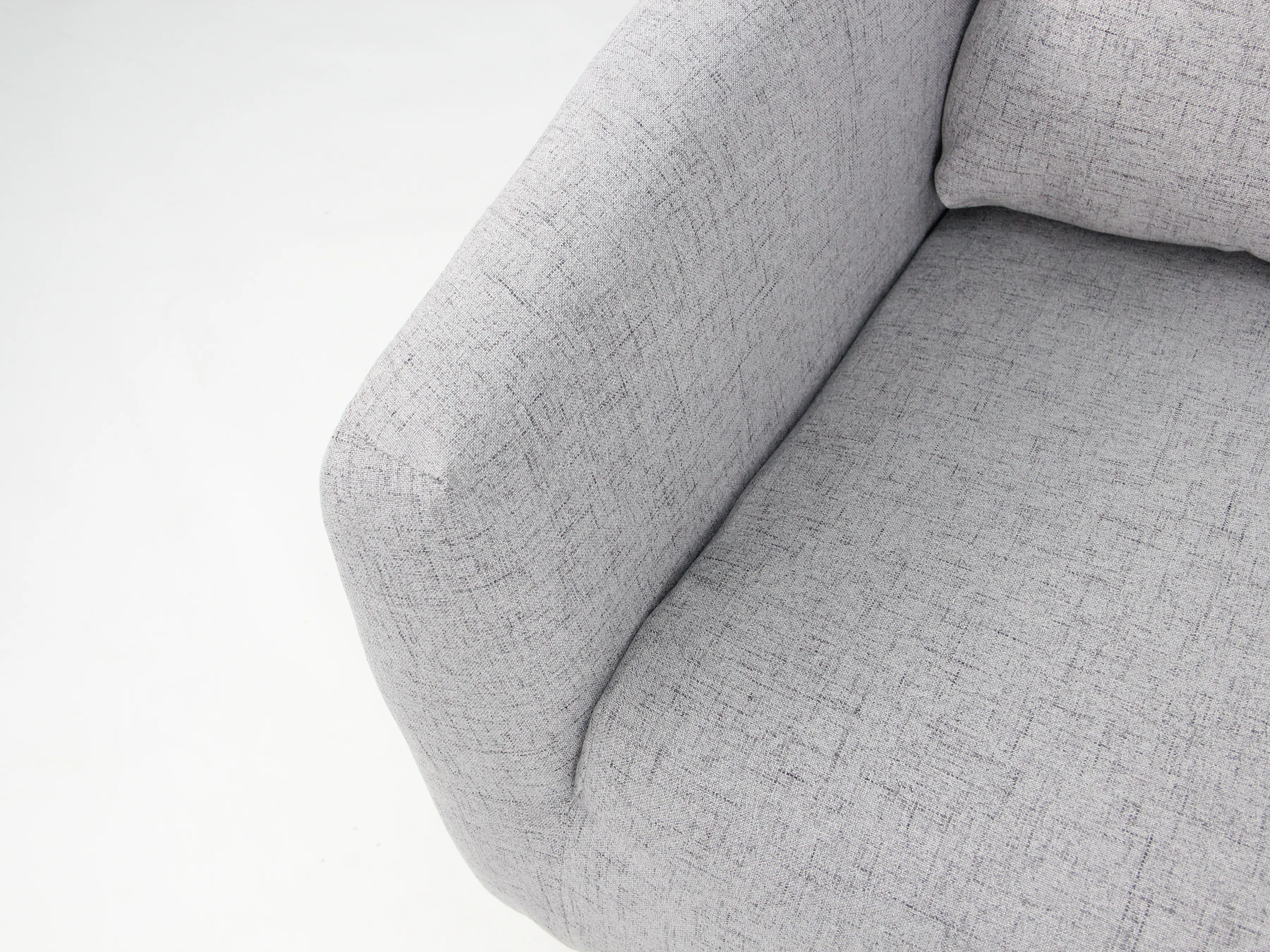 Hana 3 Seater Sofa with Hana 2 Seater Sofa - Light Grey - 17