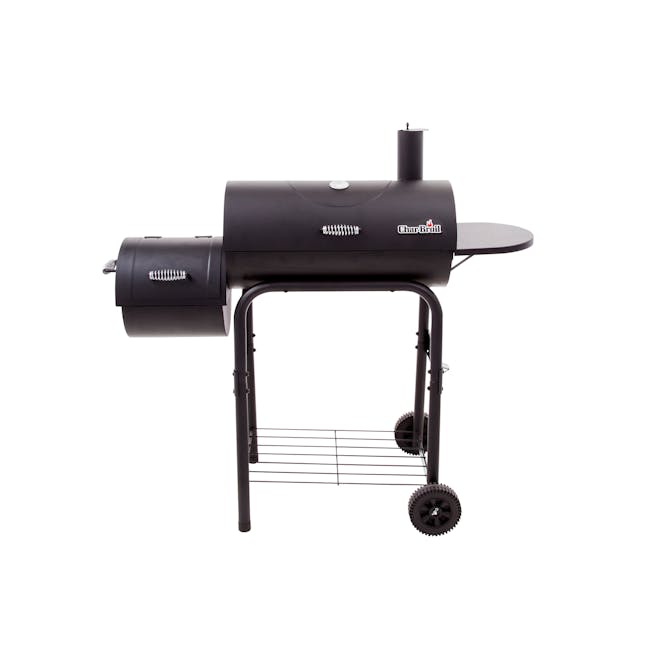Char-Broil American Gourmet 430 Offset Smoker BBQ Charcoal Grill - 0