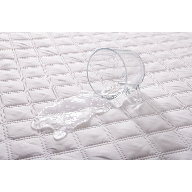 (King) EVERYDAY Fitted Waterproof Mattress Protector - 3