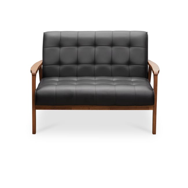 (As-is) Tucson 2 Seater Sofa - Cocoa, Espresso (Faux Leather) - 6 - 18