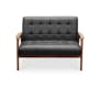 Tucson 2 Seater Sofa - Cocoa, Espresso (Faux Leather) - 4