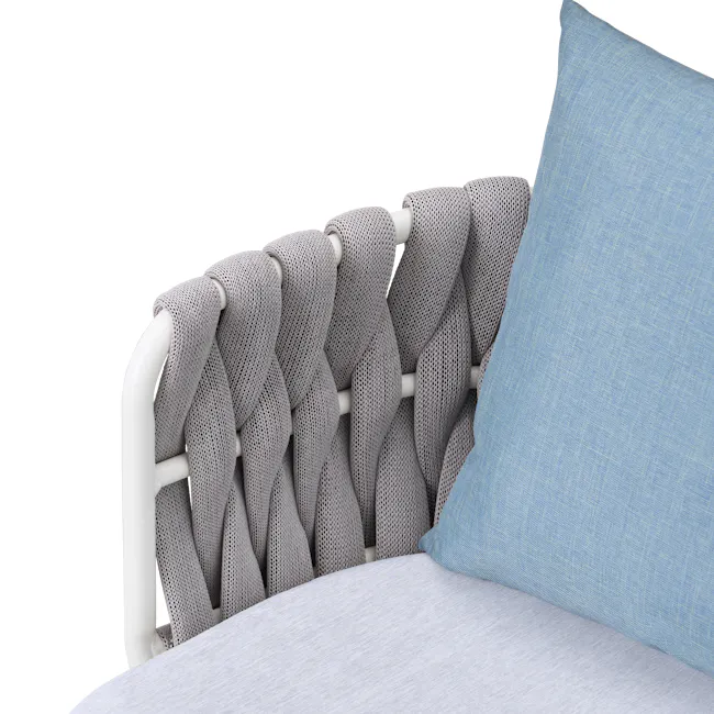 Kia Outdoor Armchair - White - 10
