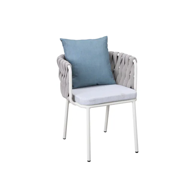 Kia Outdoor Armchair - White - 1