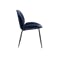 Marmor Marble Round Dining Table 1.1m in White with 4 Lennon Dining Chairs in Royal Blue and Pine Green - 13
