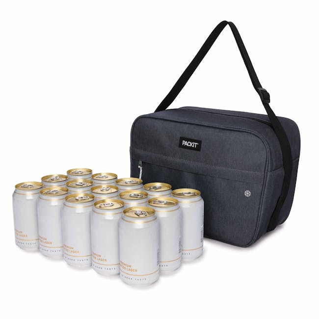 PackIt Freezable 15-Can Zuma Cooler - Charcoal - 5
