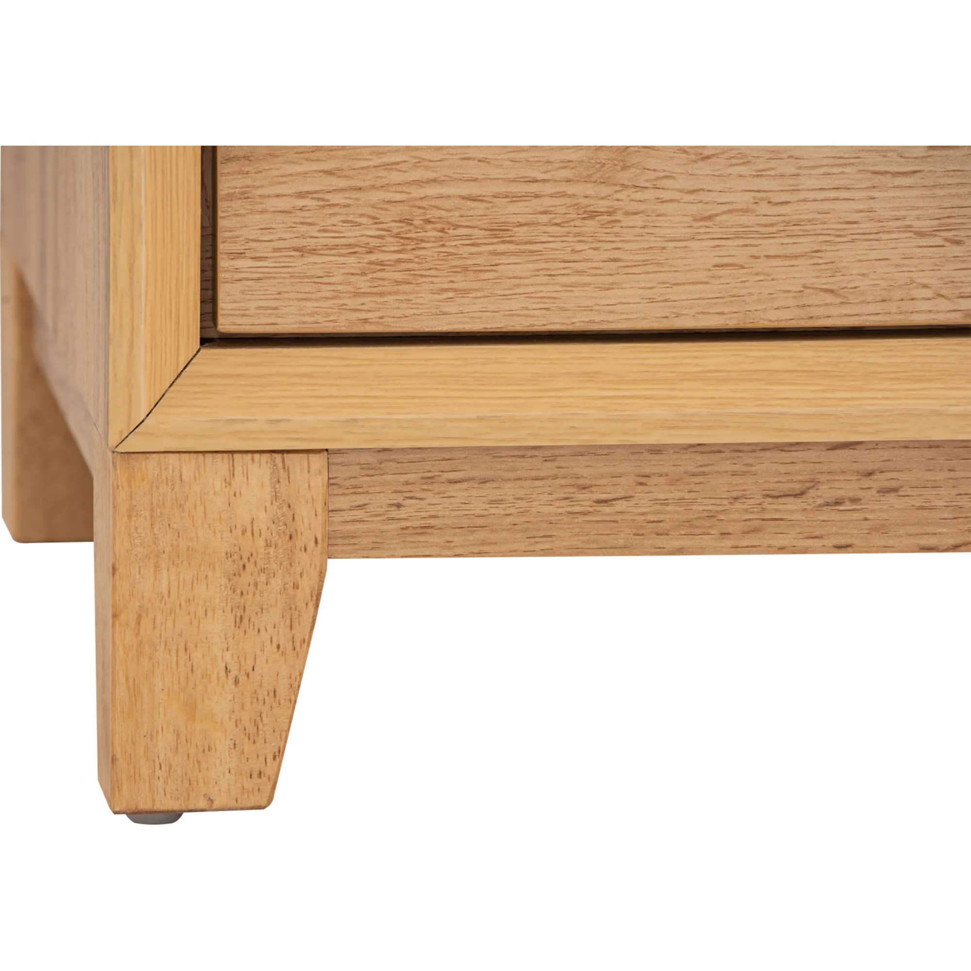 Oregon TV Console 1.65m - 9 - Wooden leg, natural finish, smooth texture, sturdy construction, minimalist design, horizontal