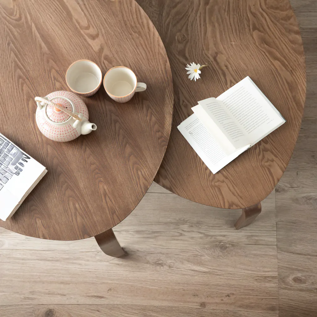 (As-is) Stephanie Nesting Coffee Table - Cocoa - 2 - 7