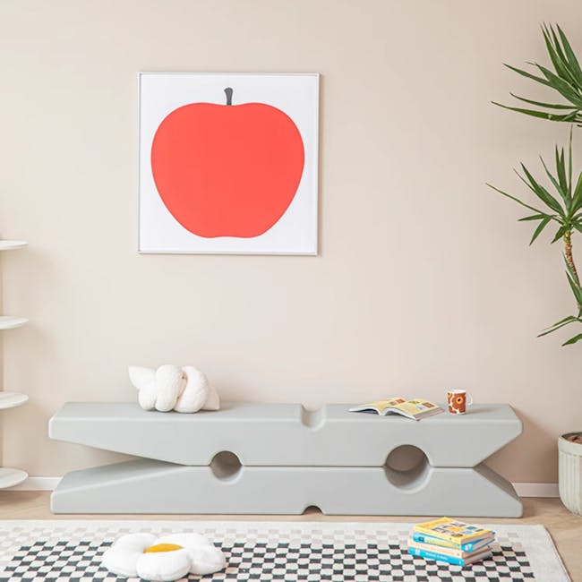 Peg Design Bench 1.9m - Grey - 4