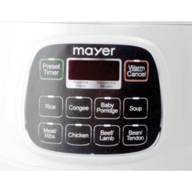 Mayer 1.6L Electric Pressure Cooker MMPC1650 - 3