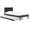 Barrett Single Trundle Bed - Dark Chestnut