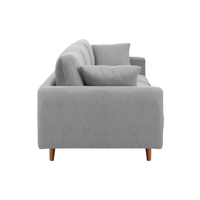 Declan 3 Seater Sofa - Oak, Ash Grey - 4