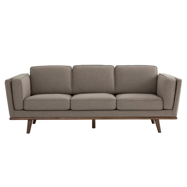 Carter 3 Seater Sofa - Cocoa, Harmonic Tan (Fabric) - 1