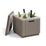 Ice Cube Cooler Table - Cappuccino - 3